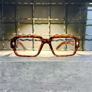 عینک برند CHROME HEARTS فریم پلنگی / شیشه سفید کد CH8232