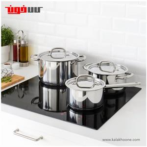 سرویس قابلمه تمام استیل ایکیا مدل IKEA 365