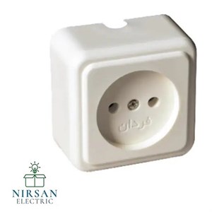پریز روکار سرامیکی فردان الکتریک