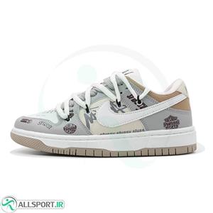 کتانی نایک جردن کرم طوسی قهوه ای Nike Air Jordan Jd24