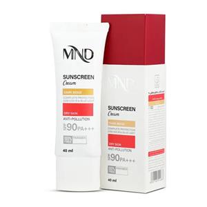 کرم ضدآفتاب با spf 90  بژ تیره مخصوص پوست خشک