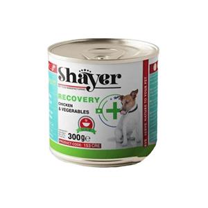 کنسرو غذای سگ شایر ریکاوری طعم مرغ و سبزیجات وزن 300 گرم