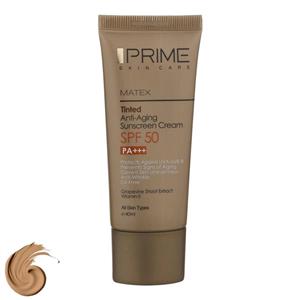 کرم ضد آفتاب جوان کننده SPF50پرایم (رنگی)