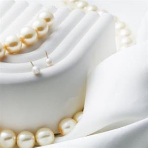 گوشواره طلا 18 عیار مدل تک مروارید الی گلد گالری 