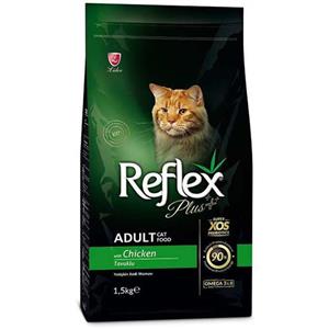 غذا خشک گربه بالغ رفلکس پلاس ادالت مرغ وزن 15 کیلوگرم _ Reflex Plus Adult Cat Food Chicken