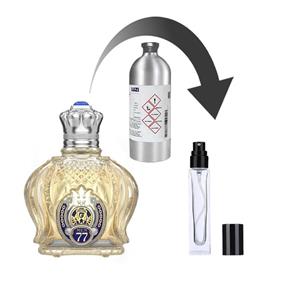 عطر دست ریز (دکانت) شیخ اپیولنت کلاسیک شماره 77 - لوزی - 100 میلی‌لیتر، اکسترا پرفیوم
