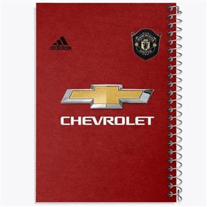 دفتر نقاشی 100 برگ خندالو طرح باشگاه منچستریونایتد Manchester United