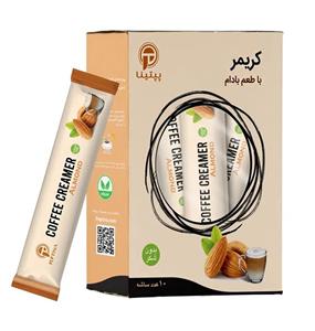 کریمر غیر لبنی با پودر شیر بادام پپتینا 10 ساشه‌ای