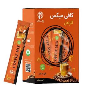 کافی میکس کاراملی پپتینا 10 ساشه‌ای