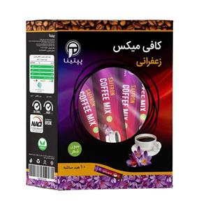 کافی میکس زعفرانی پپتینا 10 ساشه‌ای