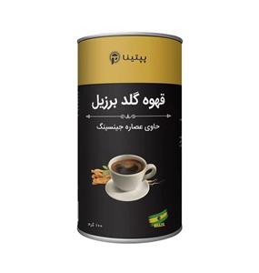 قهوه گلد با جینسینگ پپتینا قوطی – 100 گرم