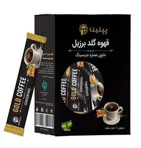 قهوه گلد با جینسینگ پپتینا 15 ساشه‌ای