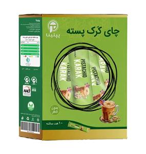 چای کرک پسته زعفرانی پپتینا 10 ساشه‌ای