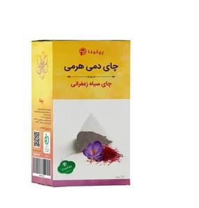 چای سیاه زعفرانی پپتینا چای دمی هرمی – 10 عددی