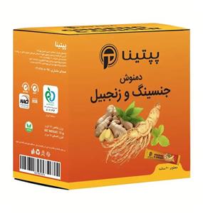 دمنوش جینسینگ و زنجبیل پپتینا