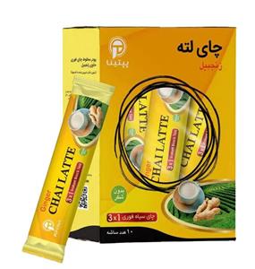 چای لته زنجبیل پپتینا بسته 10 ساشه‌ای