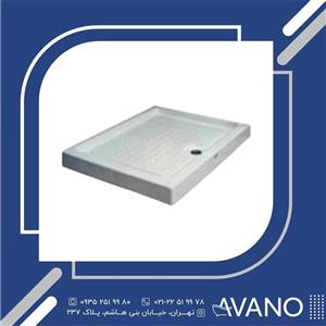 زیردوشی دریا وان مدل شقایق چهارگوش کم عمق 120*90