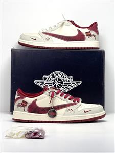 نایک ایر جردن ترویس استوسی Nike Air Jordan Travis Cactus Jack Stussy