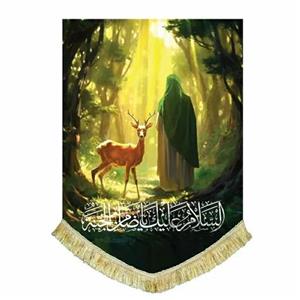 کتیبه مخمل نقاشی یا ضامن آهو