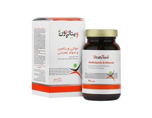 قرص مولتی مینرال ویتالی تون بسته 60 عددی