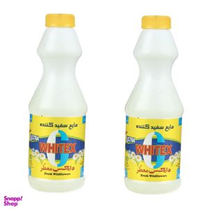 مایع سفید کننده معطر وایتکس مدل Fresh Wild Flowers حجم 750 میلی لیتر مجموعه ۲ عددی