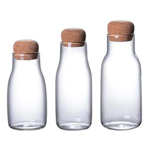 بطری ناتالی مدل درب چوب پنبه کد 1369n مجموعه 3 عددی 