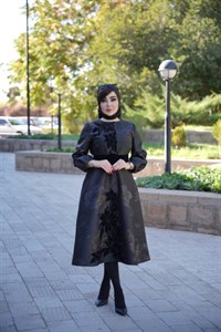 مانتو مجلسی عروسکی بلند مزونی سونای