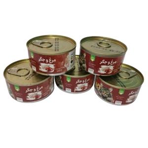 کنسرو غذای گربه برند وکسی مدل مرغ و جگر وزن 110 گرم مجموعه 5 عددی