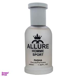 عطر جیبی مردانه پاشا (Pasha) مدل Allure Homme Sport حجم 40 میلی‌لیتر