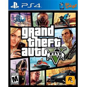 دیسک بازی  Grand Theft Auto V (GTA V) برای PS4 (کارکرده)