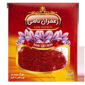 زعفران سرگل ۲ گرم پاکتی نامی