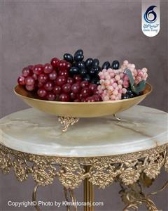 میوه خوری سه پایه برنجی با ضمانت ۶۰ ماهه کیمیاترنج طرح هندی