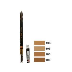 مداد ابرو مخملی ضدآب بل -{ BELL EYEBROW SOFT WATERPROOF }