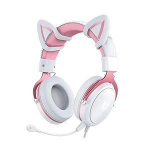 هدست باسیم اونیکوما HEADSET ONIKUMA X10 WHITE/PINK-RGB WRD