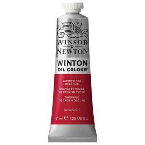 رنگ روغن وینزور اند نیوتون مدل وینتون کد CADMIUM RED DEEP HUE 6 حجم 37 میلی لیتر