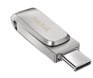 فلش مموری سن دیسک مدل SanDisk Ultra Dual Drive Luxe ظرفیت 128 گیگابایت