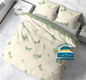 روتختی یک رو چاپی پینترستی (جنس نخ میکروتنسل) طرح پاپیون رنگ سبز