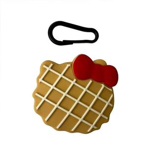 کاور والکری مدل Kitty Waffle مناسب برای کیس هدفون سامسونگ Galaxy Buds Live / Buds Pro / Buds 2 / Buds 2 Pro / Buds FE به همراه گیره