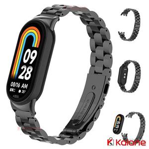 بند استیل ساعت هوشمند Xiaomi Mi Band 10 مدل 3Bead