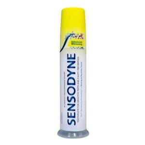 خمیر دندان پمپی سنسوداین سفید کننده  مدل ادونس sesodyne advanced حجم 100 میل واردات قانونی ارسال از منطقه آزاد ارس