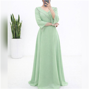 پیراهن ماکسی مجلسی زنانه. کرپ مازراتی. 36 تا 50