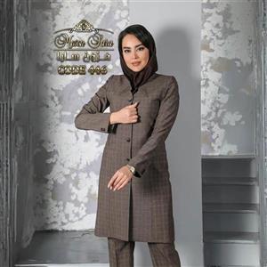 مانتو و شلوار چهارخانه اداری کد 446