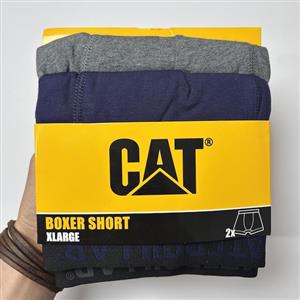 شورت مردانه کاترپیلار Carterpillar Boxer Short پک دو عددی/دو رنگ - فروشگاه پوشاک ورزشی اورجینال ماسل آپ
