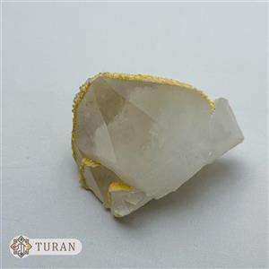 بلور کوارتز طبیعی با همرشدی دولومیت و کلسیت 196 گرم