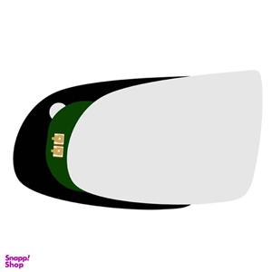 شیشه آینه جانبی چپ خودرو کالانیکس مدل SHIS-SHAHINL-10950 مناسب شاهین به همراه قاب و چسب گرمکن دار