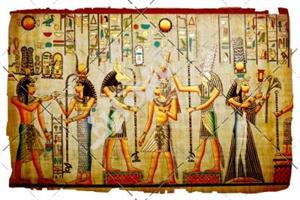 پاپیروس کاغذ طبیعی قدیمی از مصر