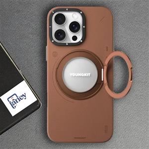 قاب گوشی یانگ کیت چرمی استند دار 360