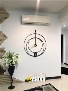 ساعت دیواری مدرن با طراحی مینیمال