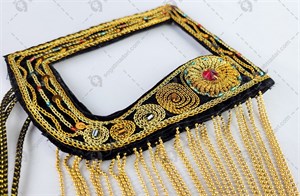برقع گلابتونی مدل ترمه