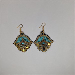گوشواره طرح گلابتونی 